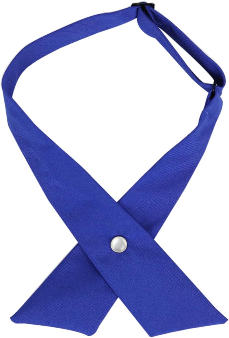 Sun-Trade Adjustable Women Girls School Uniform Tie, Uniform Cross Tie for Girls Cross Neck Tie, 3 PCS - Image 4